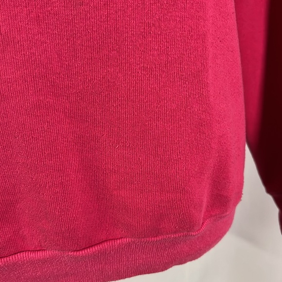 Vintage Pink Unibearsity Teddy Bear Long Sleeve Crewneck Sweatshirt - Picture 10 of 16